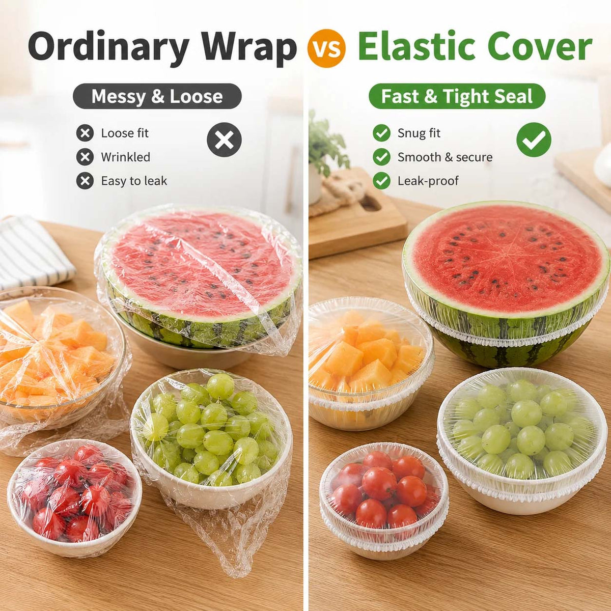 🔥Disposable Stretch Food Covers for Bowls & Plates (Copy)