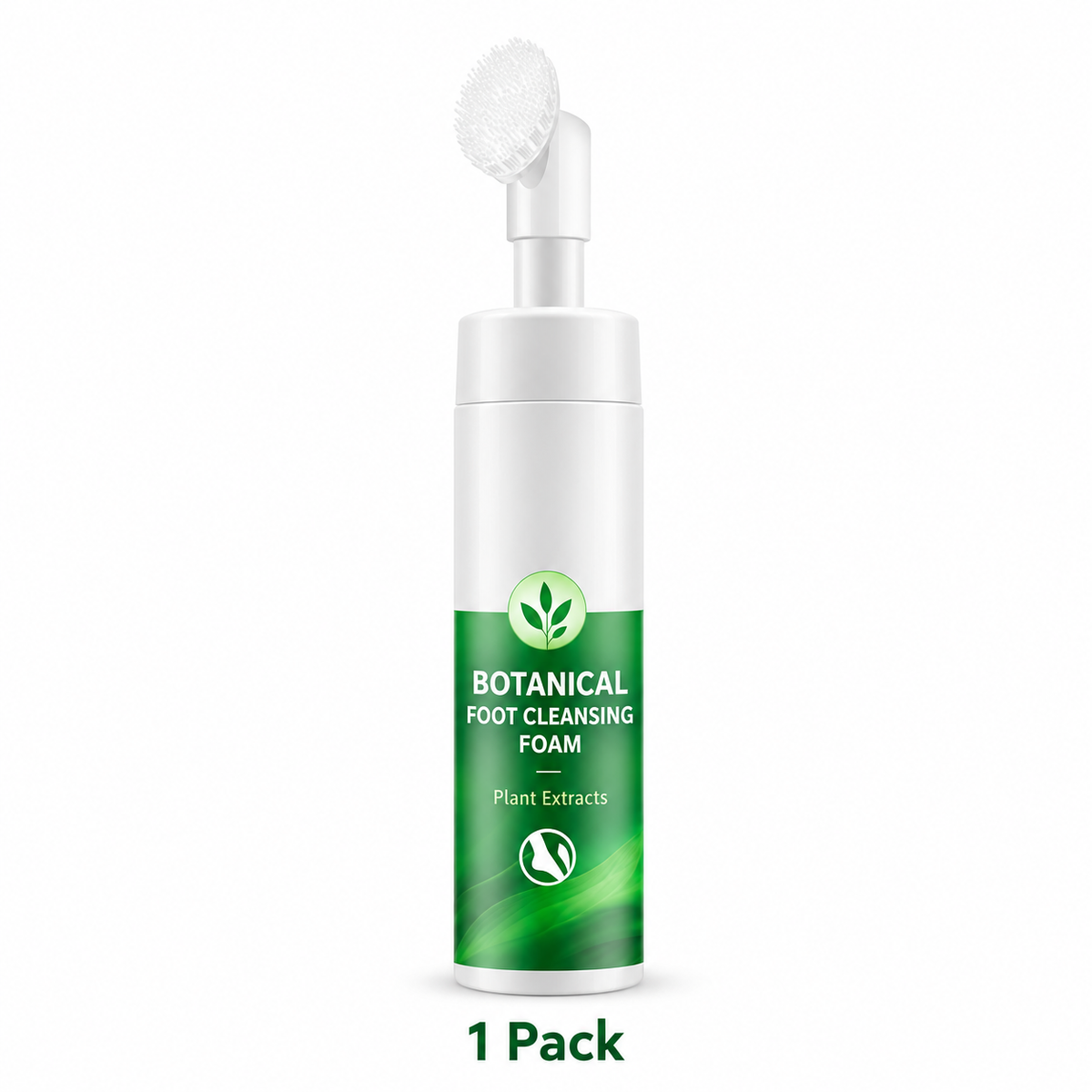 Botanical Foaming Foot Wash with Built-In Scrub Brush(offer)