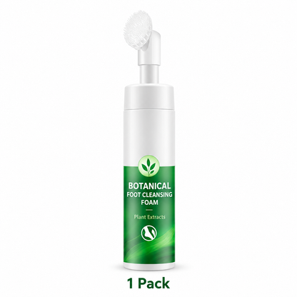 Botanical Foaming Foot Wash with Built-In Scrub Brush(offer)