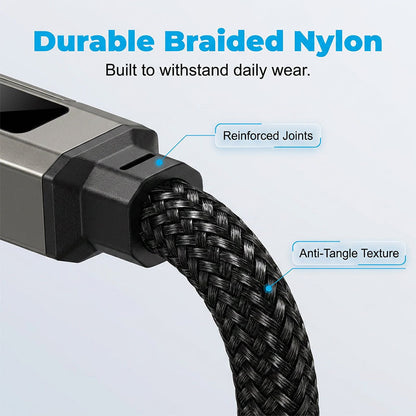 🔥 4-in-1 Digital Display Keychain Charging Cable (offer)