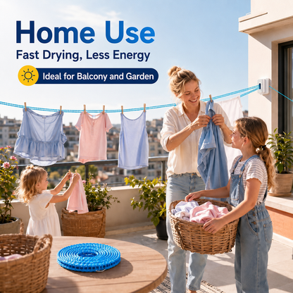 ⌛ 50% OFF! 🏠🚫 No Drills, No Wall Damage! Space-Saving Portable Drying Rack for Balcony, Bathroom & Outdoor Use (offer)