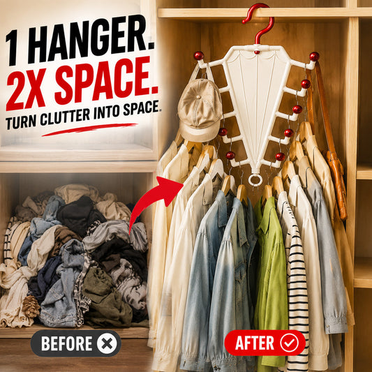 🥳2026 HOT SALE🥳 V-Space 3D Vertical Space-Saving Matrix Hanger