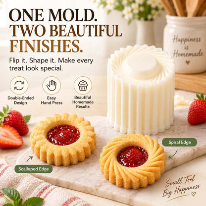 Creative Double-Ended Pastry Mold-2-in-1 Mooncake Cookie Press (OFFER)