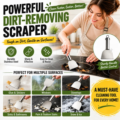 Multi-Purpose Stainless Steel Ice Cleaning Scraper (LA)
