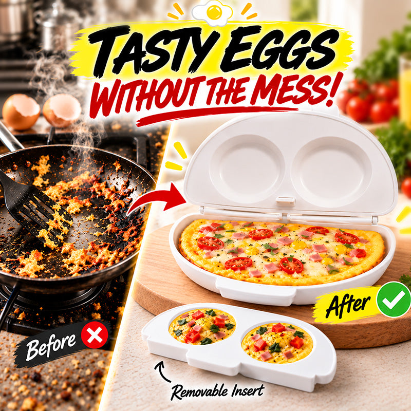 🍳 2-in-1 Microwave Omelet & Egg Cooker