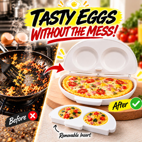🍳 2-in-1 Microwave Omelet & Egg Cooker