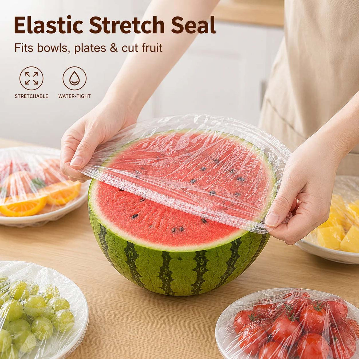 🔥Disposable Stretch Food Covers for Bowls & Plates (Copy)