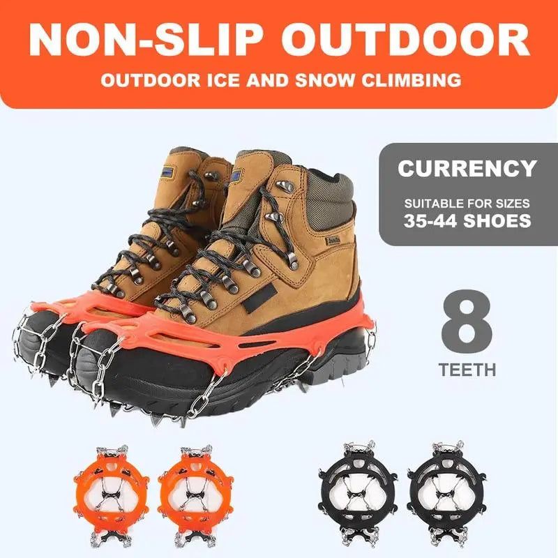 🧊 Ice Cleats for Shoes – Anti-Slip Snow Grips for Winter Walking & Hiking