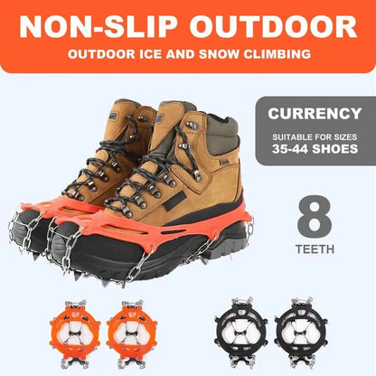 🧊 Ice Cleats for Shoes – Anti-Slip Snow Grips for Winter Walking & Hiking