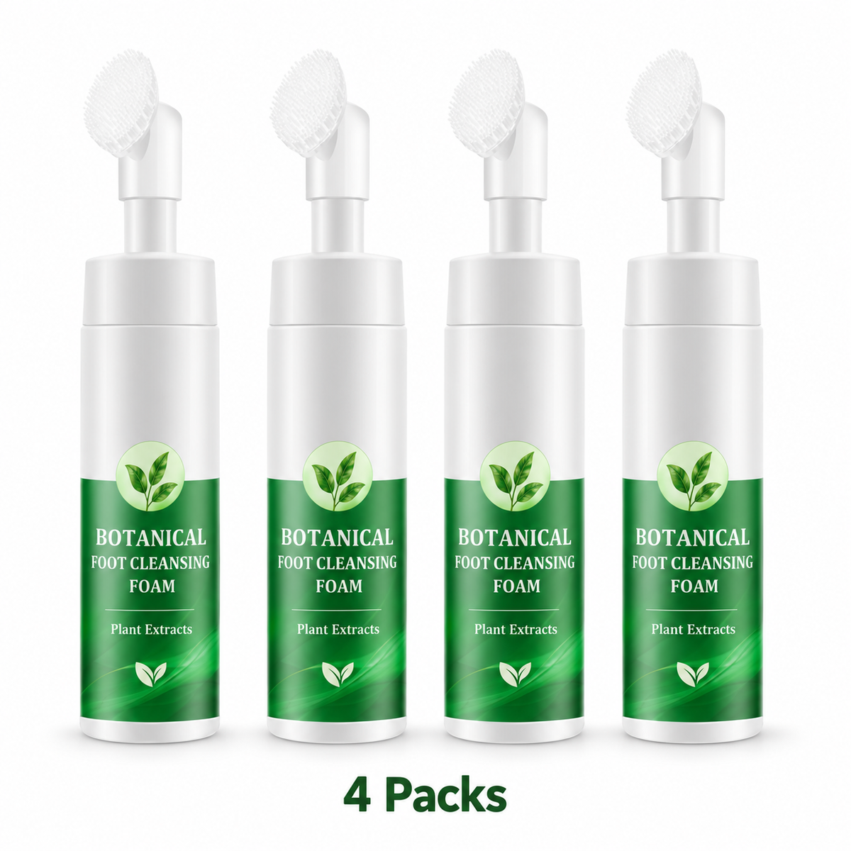 Botanical Foaming Foot Wash with Built-In Scrub Brush(offer)