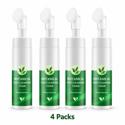 Botanical Foaming Foot Wash with Built-In Scrub Brush(offer)