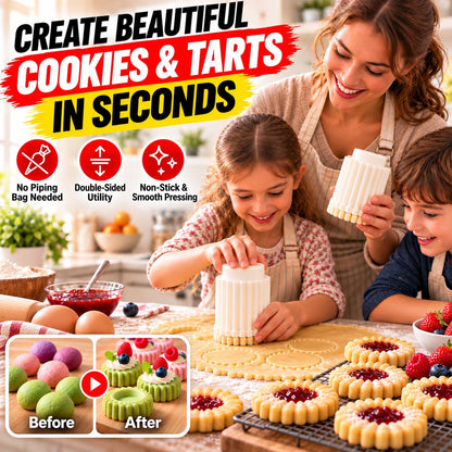 Creative Double-Ended Pastry Mold-2-in-1 Mooncake Cookie Press (OFFER)