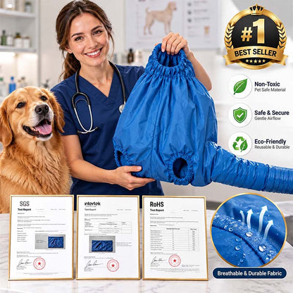 360° Hands-Free Pet Drying Bag (La)