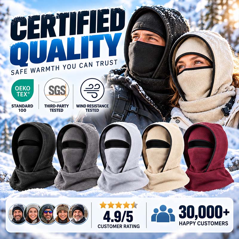 ⏳LAST DAY SALE 50% OFF!!❄️Winter All-In-One Scarf Ear Cover Warm Balaclava