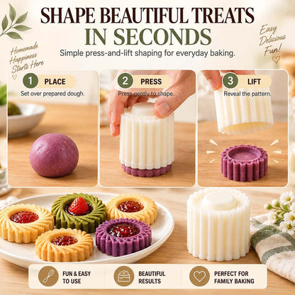 Creative Double-Ended Pastry Mold-2-in-1 Mooncake Cookie Press (OFFER)