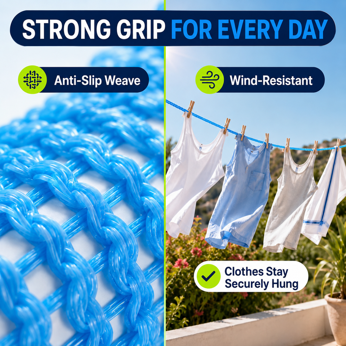 ⌛ 50% OFF! 🏠🚫 No Drills, No Wall Damage! Space-Saving Portable Drying Rack for Balcony, Bathroom & Outdoor Use