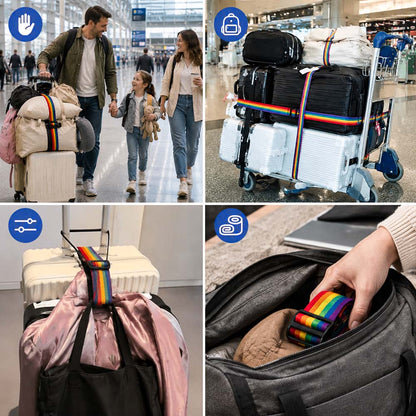 Adjustable Luggage Connector Strap