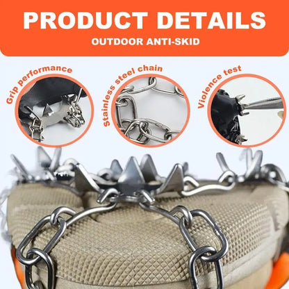 🧊 Ice Cleats for Shoes – Anti-Slip Snow Grips for Winter Walking & Hiking