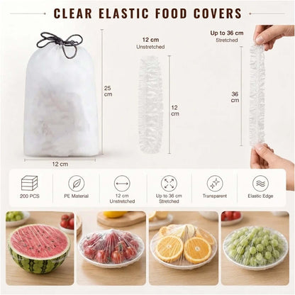 🔥Disposable Stretch Food Covers for Bowls & Plates (Copy)