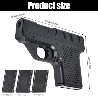 Lighter Gun with Cigarette Cases, Windproof Lighter, Jet Lighter, Refillable Butane Gas, Cool Windproof Jet Shape