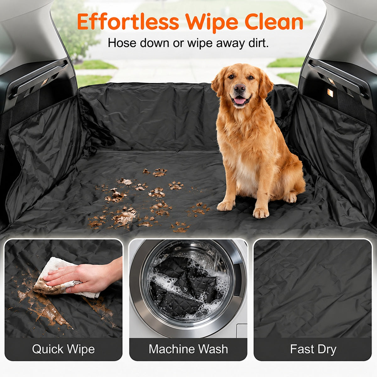 🔥 Car Boot Liner Pet Travel Mat