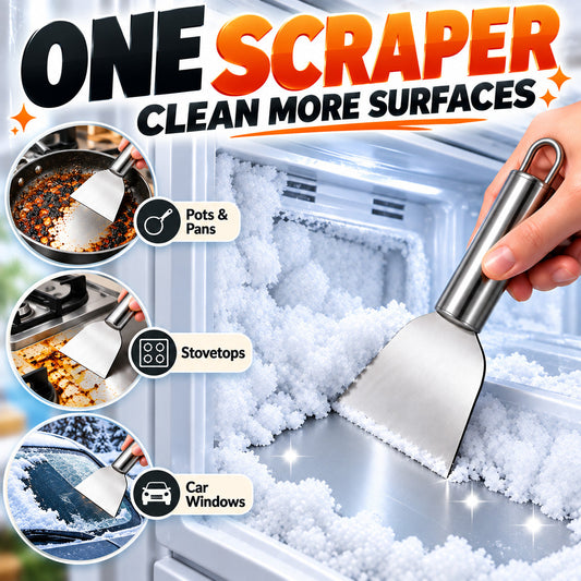Multi-Purpose Stainless Steel Ice Cleaning Scraper (AN)