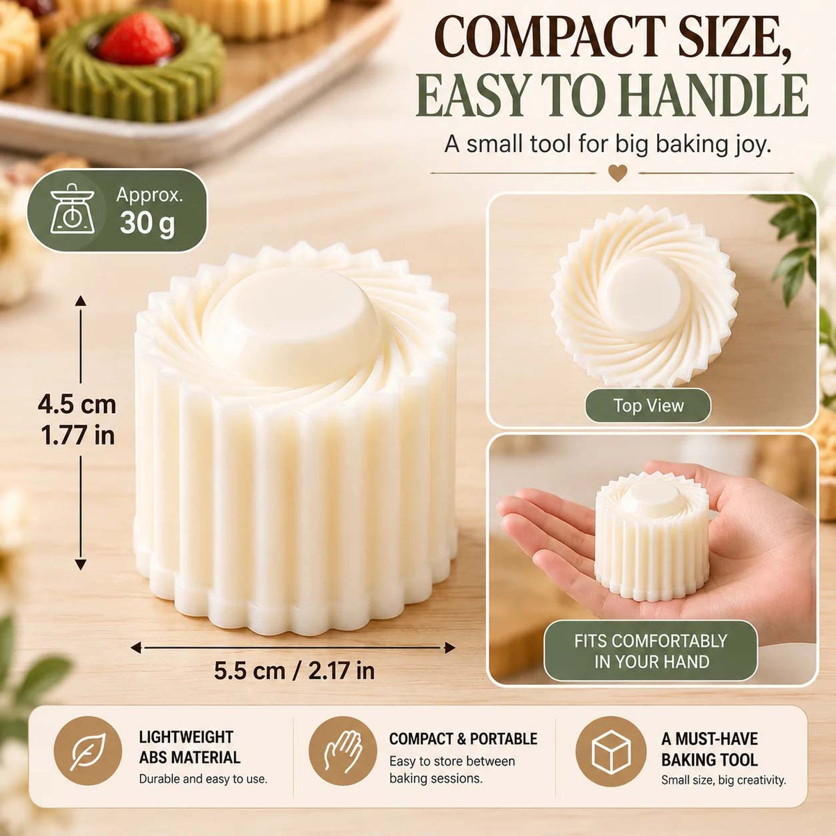 Creative Double-Ended Pastry Mold-2-in-1 Mooncake Cookie Press (OFFER)