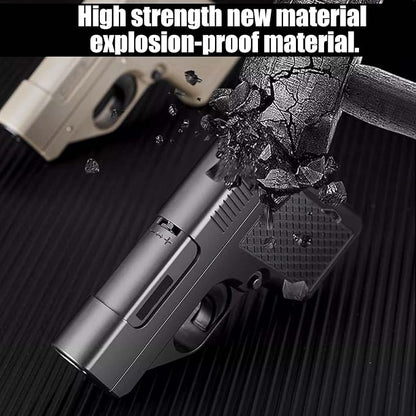 Lighter Gun with Cigarette Cases, Windproof Lighter, Jet Lighter, Refillable Butane Gas, Cool Windproof Jet Shape
