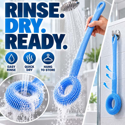 🥳2026 HOT SALE🔥No-Bend Long-Handle Foot Scrubber for Easy Shower Care