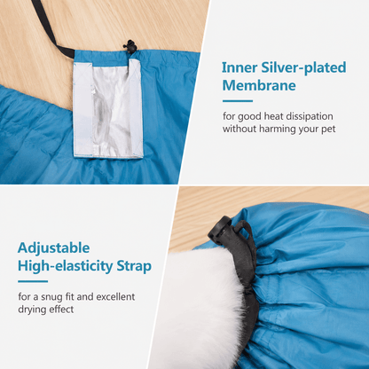 360° Hands-Free Pet Drying Bag (La)