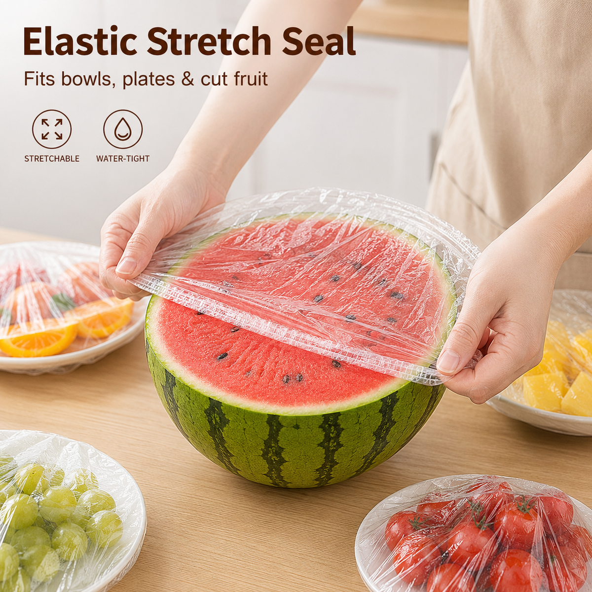 🔥Disposable Stretch Food Covers for Bowls & Plates (OFFER)