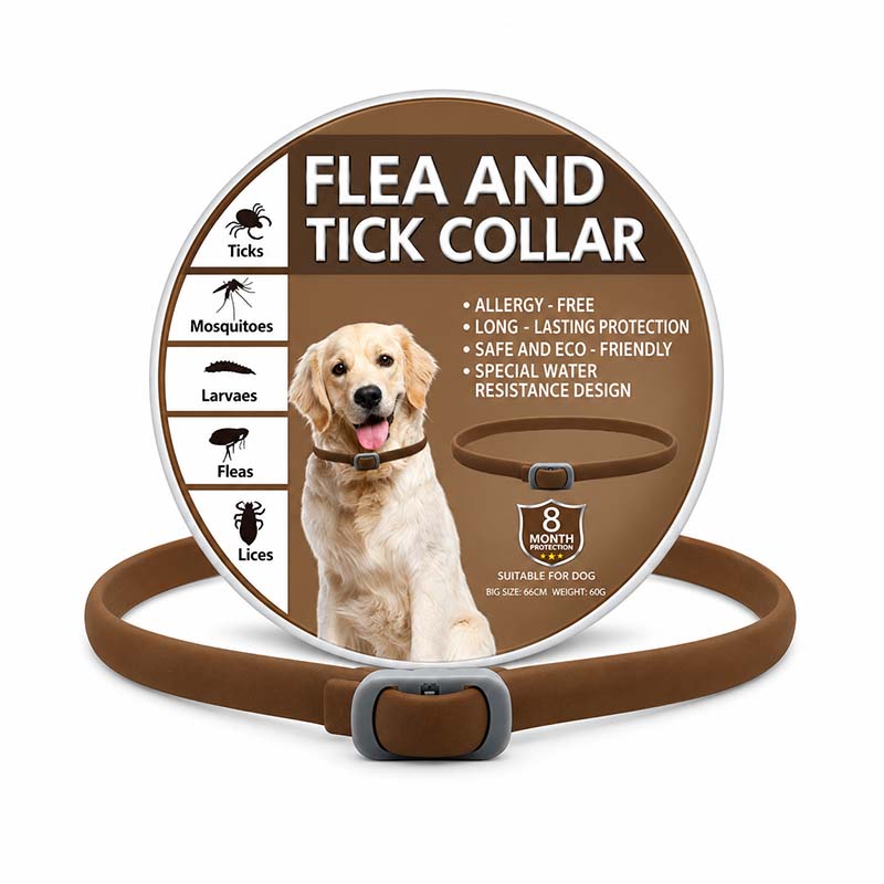 🐾 Natural Essential Oil Pet Pest Repellent Collar 🦟Safe Flea & Tick Protection for Dogs & Cats 💚