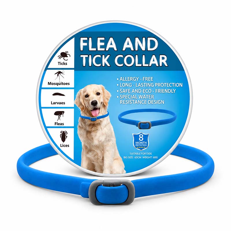 🐾 Natural Essential Oil Pet Pest Repellent Collar 🦟Safe Flea & Tick Protection for Dogs & Cats 💚