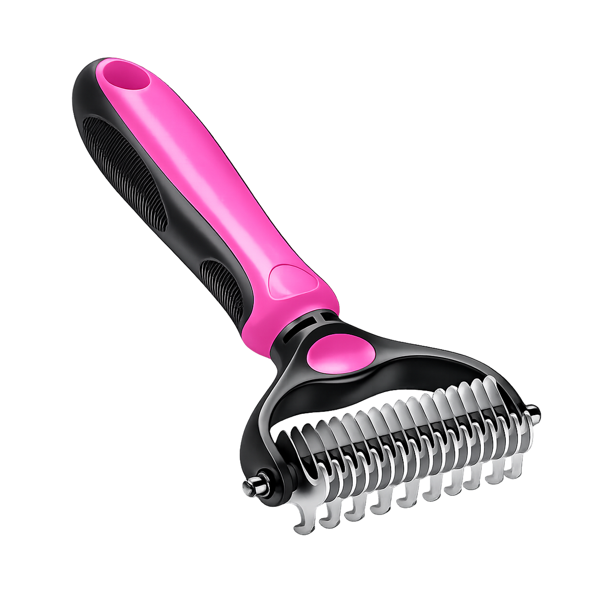 2-in-1 Pet Dematting & Deshedding Brush