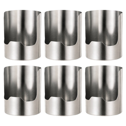 Stainless Steel Utensil Holder & Pot Lid Organizer – Rust-Proof, Drain Notch Design, Easy to Clean