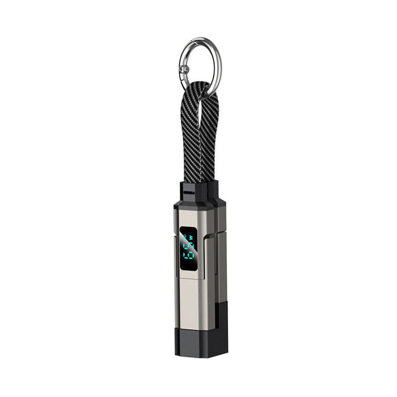 🔥 4-in-1 Digital Display Keychain Charging Cable (offer)