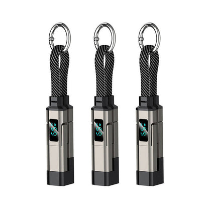 🔥 4-in-1 Digital Display Keychain Charging Cable (offer)