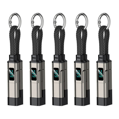 🔥 4-in-1 Digital Display Keychain Charging Cable (offer)