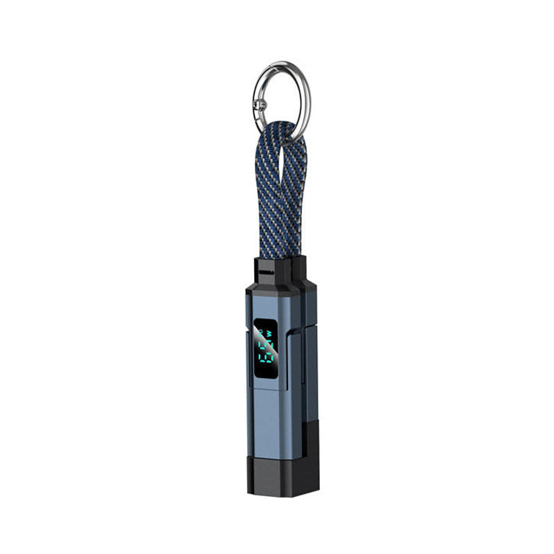 🔥 4-in-1 Digital Display Keychain Charging Cable (offer)