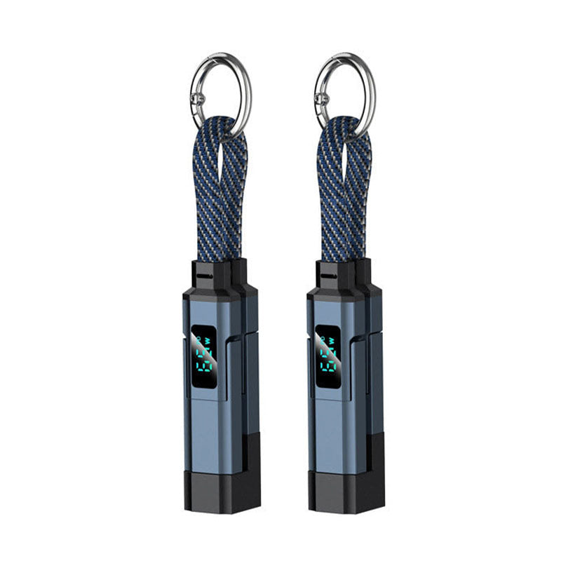🔥 4-in-1 Digital Display Keychain Charging Cable (offer)