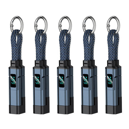 🔥 4-in-1 Digital Display Keychain Charging Cable (offer)