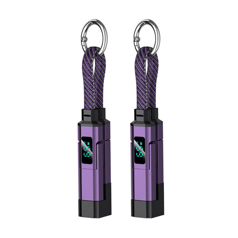 🔥 4-in-1 Digital Display Keychain Charging Cable (offer)