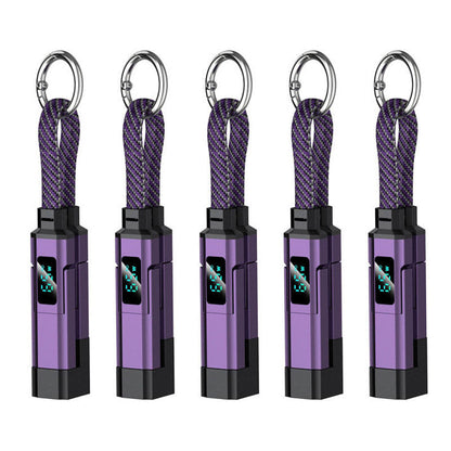 🔥 4-in-1 Digital Display Keychain Charging Cable (offer)