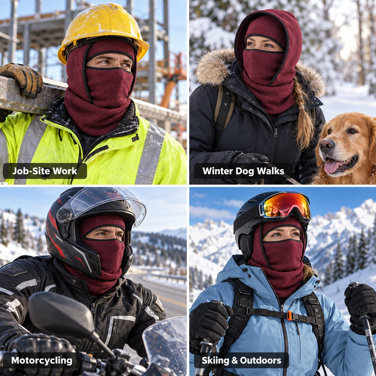 ⏳LAST DAY SALE 50% OFF!!❄️Winter All-In-One Scarf Ear Cover Warm Balaclava