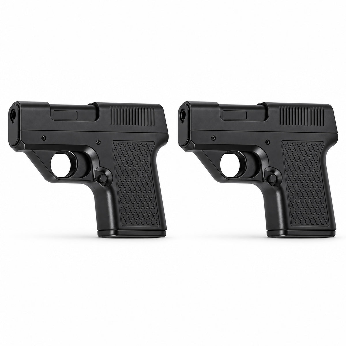 Lighter Gun with Cigarette Cases, Windproof Lighter, Jet Lighter, Refillable Butane Gas, Cool Windproof Jet Shape