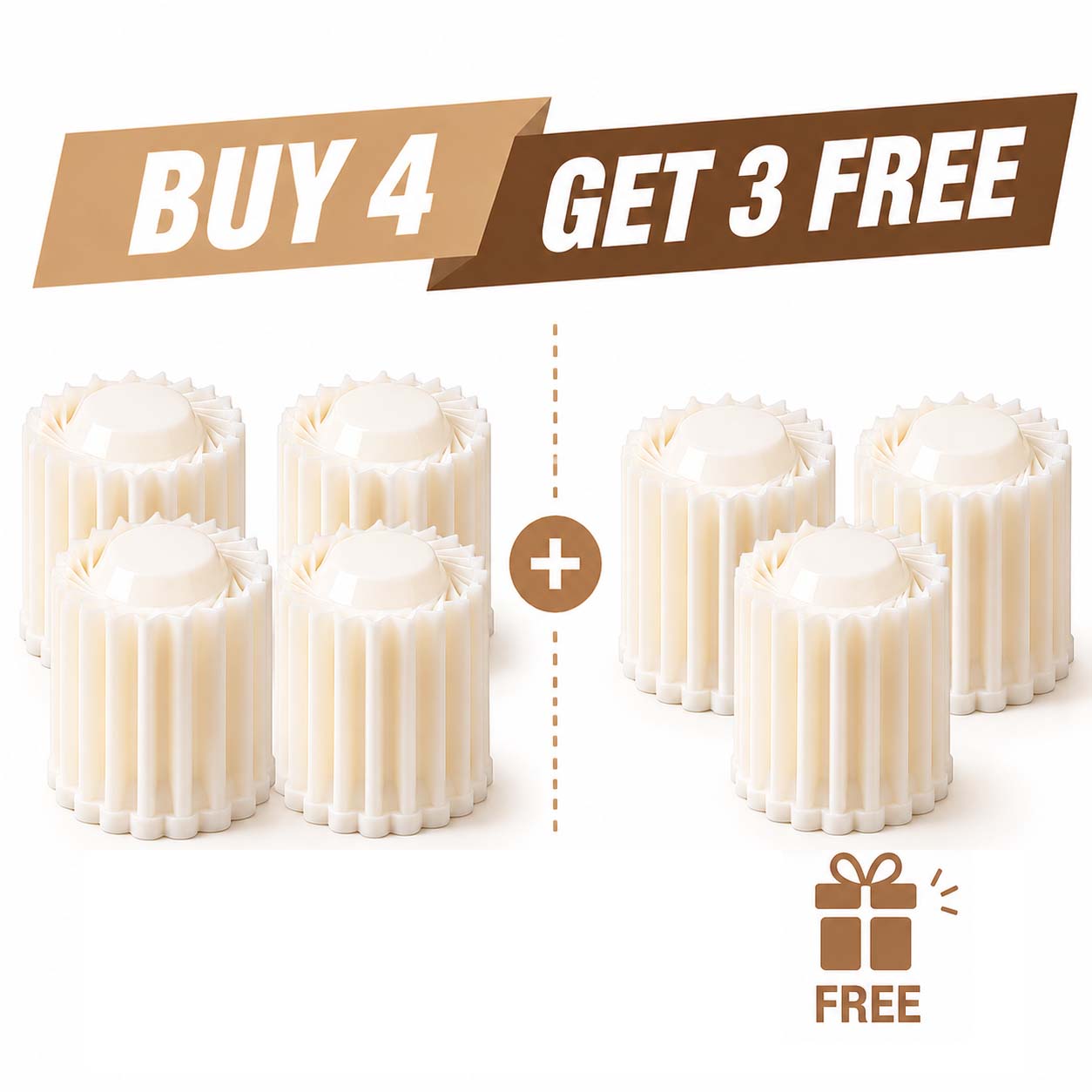 BUY 4 GET 3 FREE