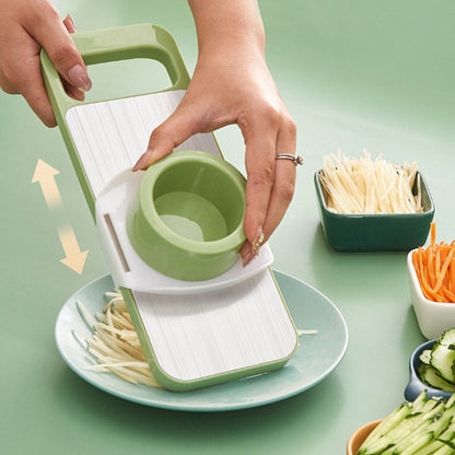 Next-Gen 100% Hand-Safe Mandoline Slicer — Zero Waste Garlic & Veggie Prep Tool