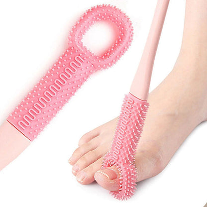 No-Bend Long-Handle Foot Scrubber for Easy Shower Care