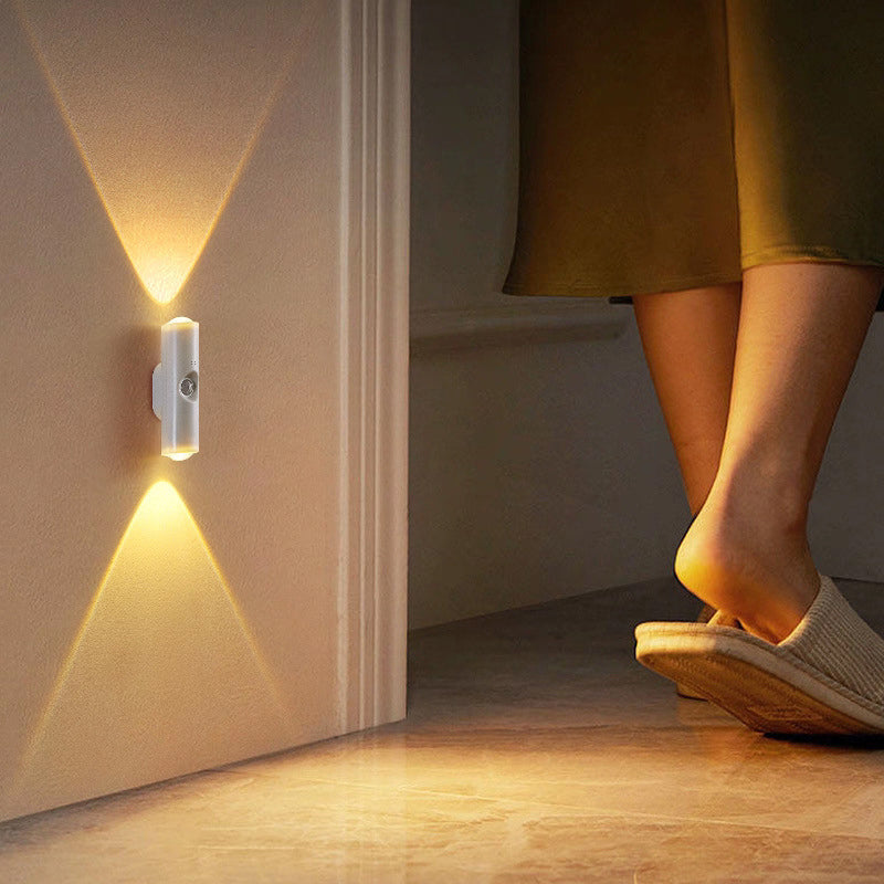 Smart RGB Motion Sensor Wall Light – Magnetic & Rechargeable Atmosphere Lamp