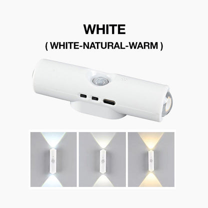 Smart RGB Motion Sensor Wall Light – Magnetic & Rechargeable Atmosphere Lamp